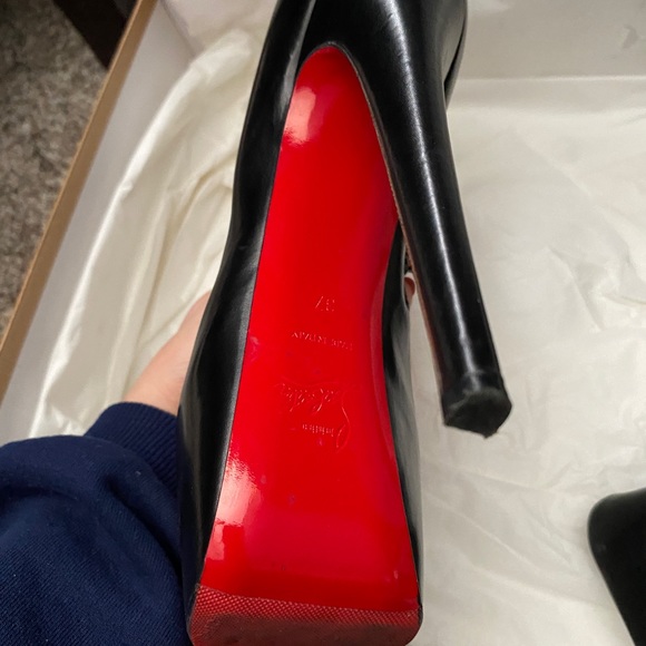 Christian louboutin daf booty black calf leather - Picture 6 of 9